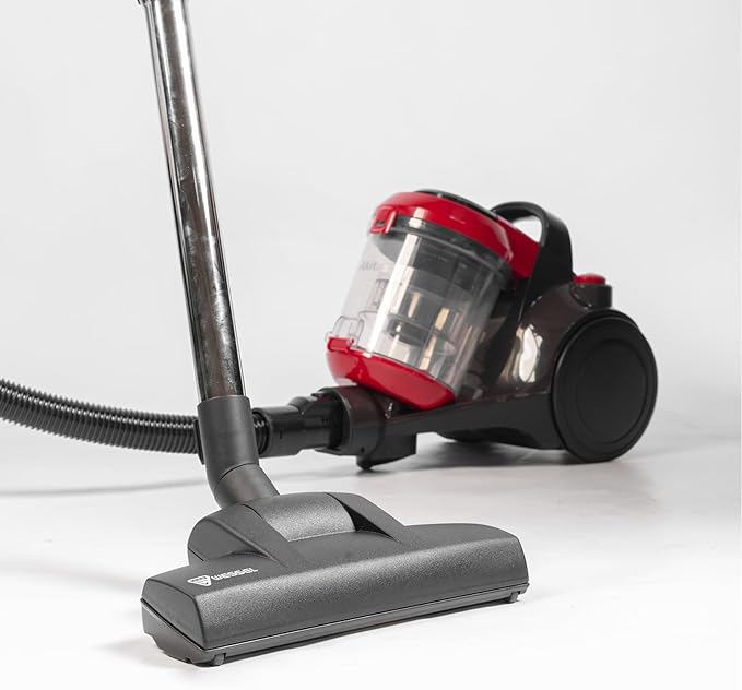 Akitas C10T Turbo Pet Hair Cylinder Vacuum Cleaner 850W Bagless for Cats & Dogs with German Wessel Werk 28cm Spinning Brush