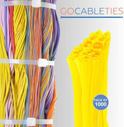 Gocableties Yellow Nylon Cable Ties 300mm x 3.6mm – Pack of 1000