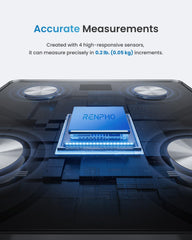 Elis Digital Body Weight Scales with High Precision Sensors | Bluetooth Body Composition Monitor with App