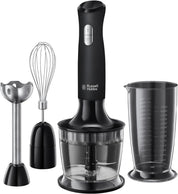 Russell Hobbs Desire 3-in-1 Hand Blender – Chopper, Whisk & Beaker, 500W, black