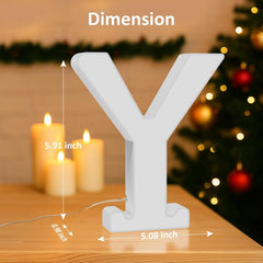 LED Letter Y Colour Changing USB Night Light