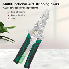 Professional Electrical Pliers,18-in-1 Multi Tool for Electricians | Wire Stripper,Cutter,Crimper,Cable Stripper Machine | Voltage Tester, Screwdriver | for DIY & Home Electrical Repairs,Pliers Tools