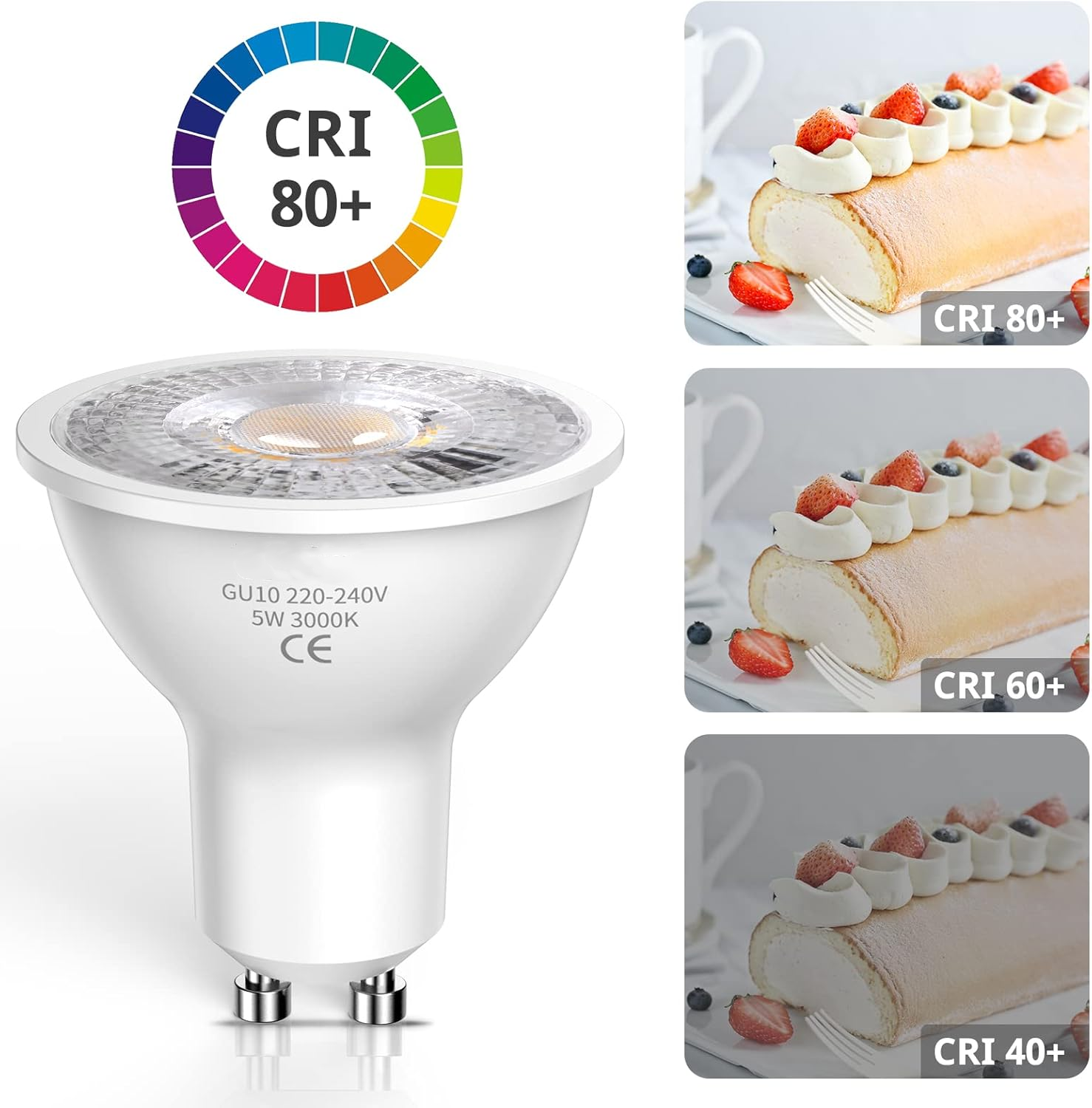 5W GU10 LED Bulb – Warm White