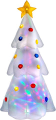 Pre-Lit Animated Inflatable Christmas Tree, Multi-Colour