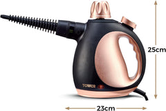Tower THS10 Handheld Steam Cleaner – 1050W, 250ml