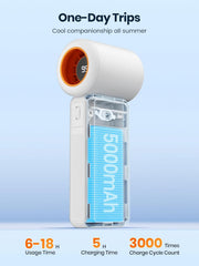 Portable Handheld Turbo Fan 5000mAh Adjustable Speed