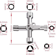 Tomario 7-in-1 Meter Key Box Opening Set - Zinc Alloy