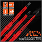 Insulated 10-Piece Electrician Screwdriver Set 1000V