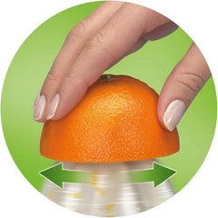 Braun CJ3000 Electric Citrus Press – 350ml Bowl with Scale, Adjustable Pulp Control, Auto Start/Stop, Dishwasher Safe – White