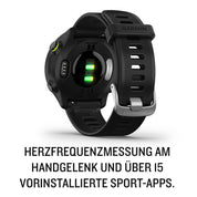 Forerunner 55 GPS Running Smartwatch – 42mm, Lightweight with Training & Safety Features