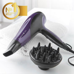 Ionic Hair Dryer 2200W – Fast Drying, Frizz-Free, Diffuser & Concentrator