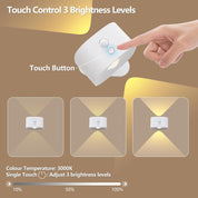 Motion-activated wall light

