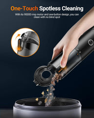 SEALIGHT Black Car Vacuum Portable Cordless with 2 Suction Modes