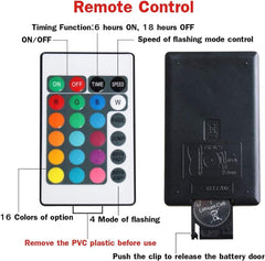 Rainbow LED Letter Light Y 16 Color Remote