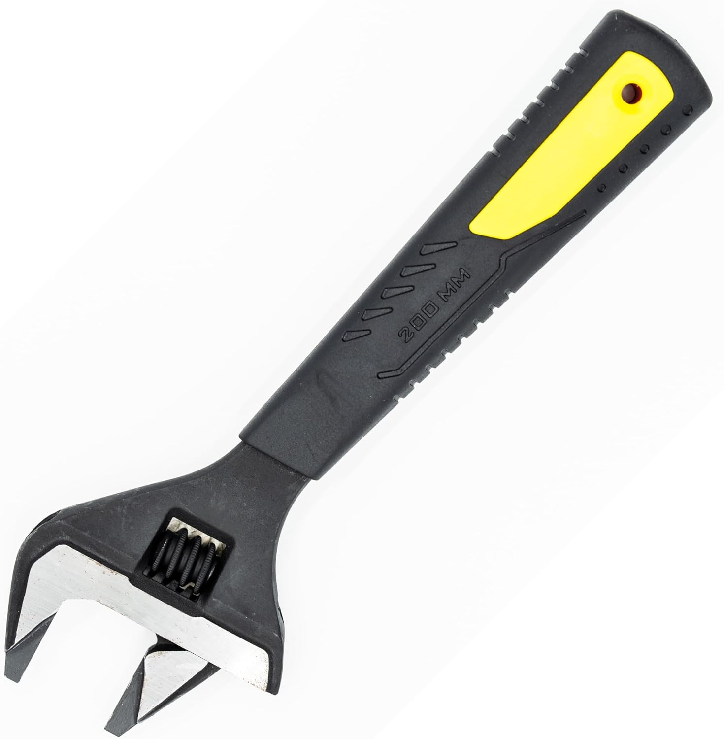 C.K Tools Slim Jaw Adjustable Wrench 200mm for Electricians, SWA Glands & Locking Nuts, 2.5mm Angled, 39mm Capacity, 15° Offset Head, Chrome Vanadium, Adjustable Spanner, Corrosion Resistant, CK T4766