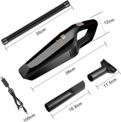 URAQT Handheld Cordless Vacuum Cleaner 120W Wet & Dry – Lightweight Portable Car & Home Hoover