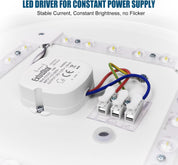 18W LED Ceiling Light 1950LM 6500K Daylight Star Round Modern Lamp