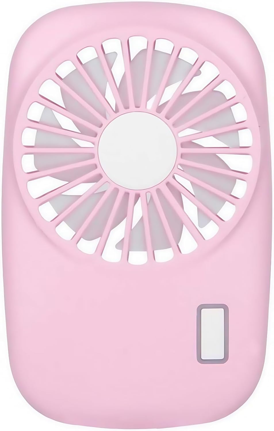 Handheld Mini Powerful Small Fan Personal Portable Fan Speed Adjustable USB Rechargeable Cooling for Kids Girls Woman Home Office Outdoor Travel(pink)