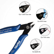 Wire Cutter, Craft Wire Precision Electrical Cable Cutter Cutting Plier Side Snips Flush Cutter Diagonal Pliers Cutting Pliers Tool for Coil Making, Home DIY Jewelry