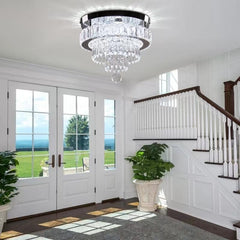 Modern Crystal LED Ceiling Light, 11.8