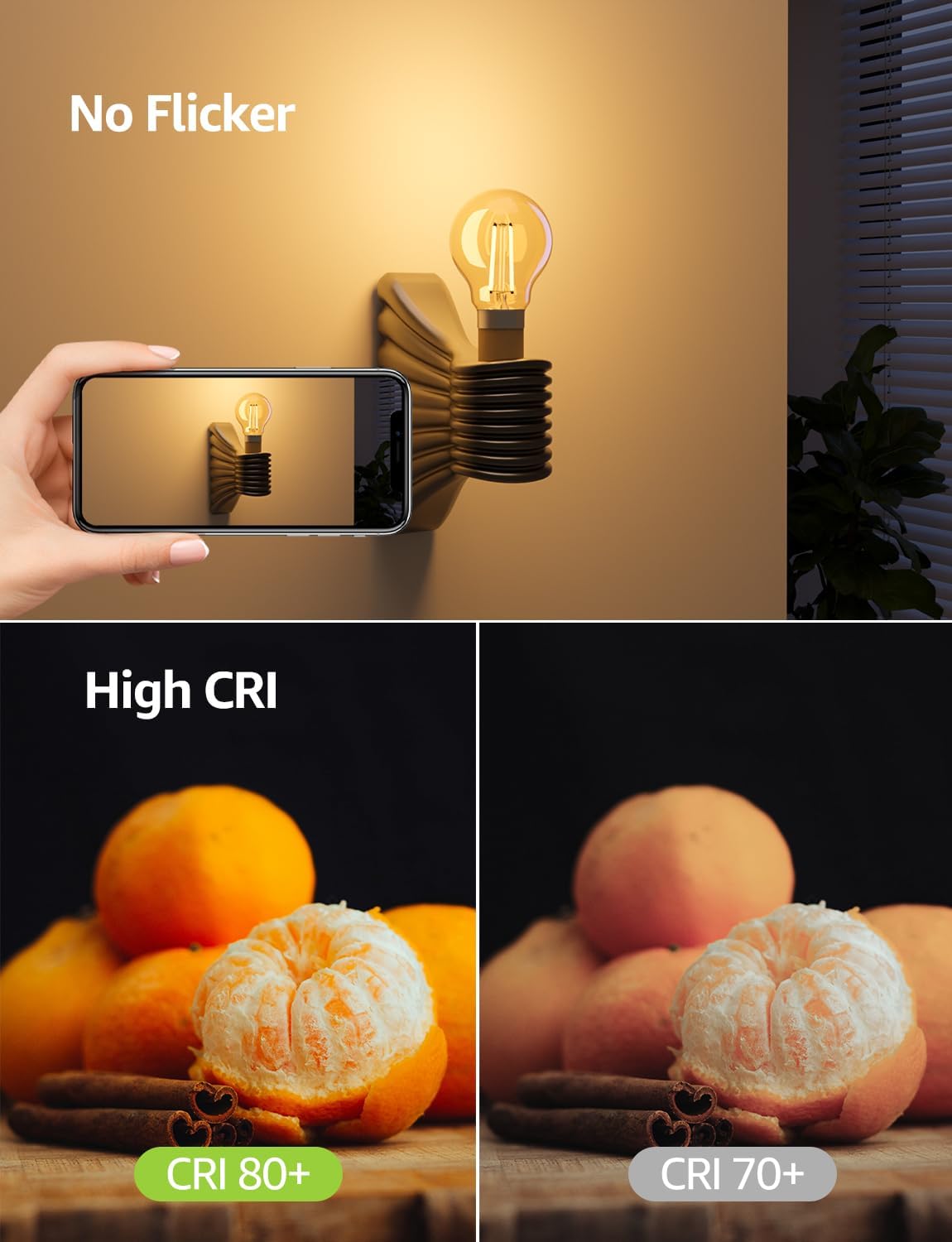B22 A-Rated LED Filament Bulb 3.8W 2700K Clear 4 Pack