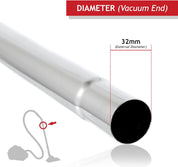 Universal Vacuum Cleaner Telescopic Rod & Tool Kit 32mm