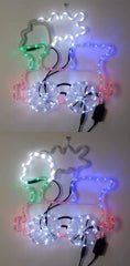 LED Rope Train Light - Multi-Coloured, Adjustable speed control, flexible, 	Mains Powered