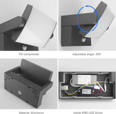 adjustable led wall light


