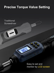 Digital Torque Screwdriver 0.3-6 Nm 27-in-1 Set