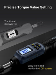 Digital Torque Screwdriver 0.3-6 Nm 27-in-1 Set