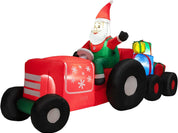 COSTWAY Inflatable Santa Claus with LED Lights – Christmas Decor