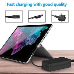 65W Microsoft Surface Charger, 15V 4A Power Supply for Surface Pro and Surface Laptop Models