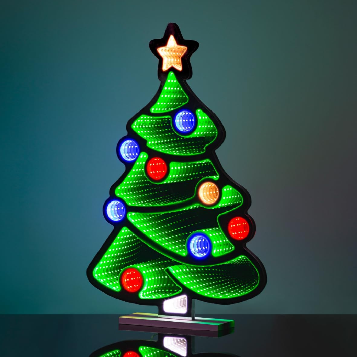 60cm Christmas tree infinity light with LED festive lights