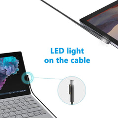 65W Microsoft Surface Charger, 15V 4A Power Supply for Surface Pro and Surface Laptop Models