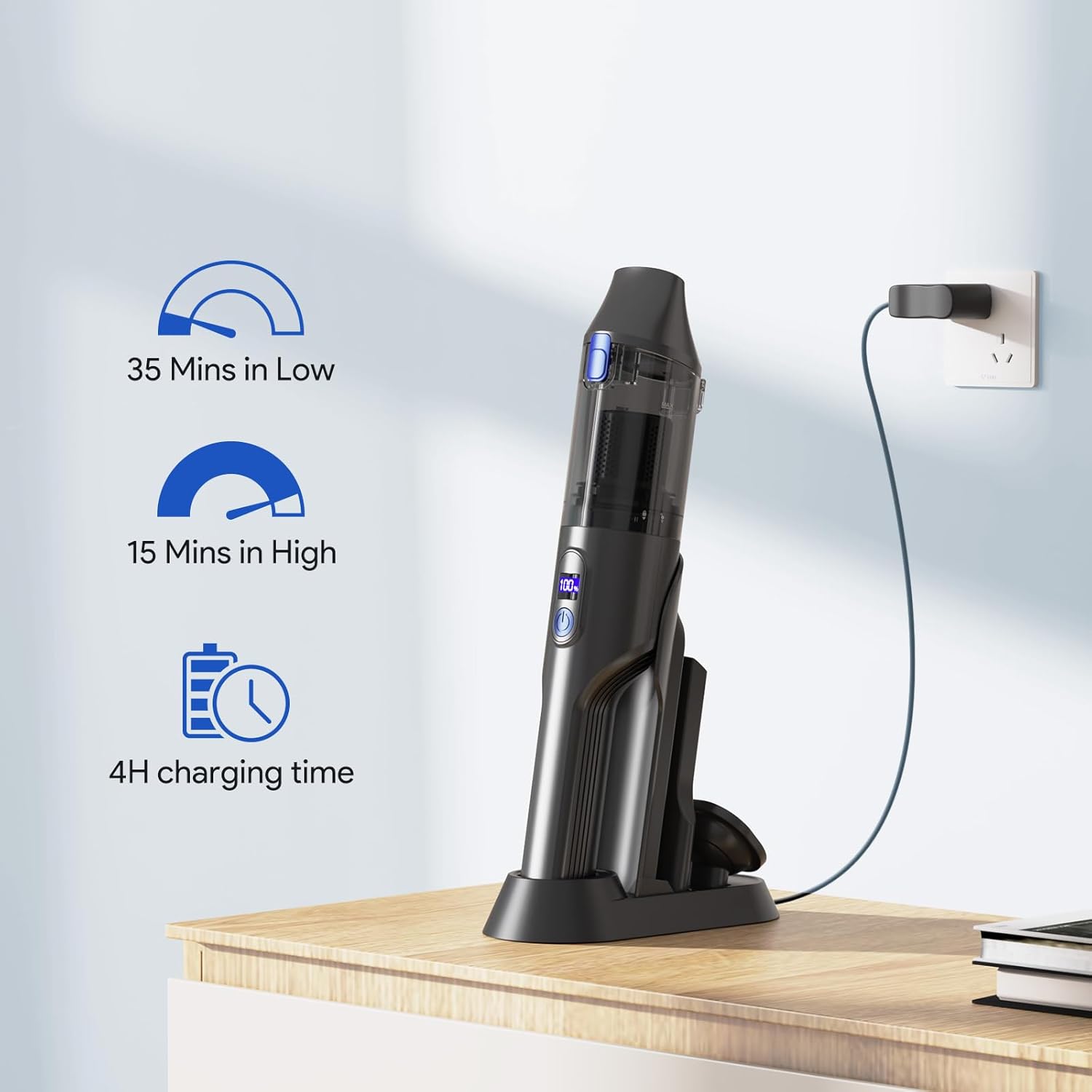 Cordless Handheld Vacuum Cleaner 20kPa