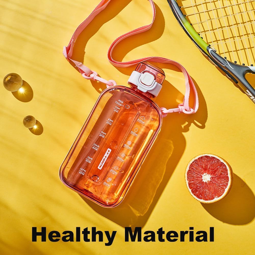 750ml Sports Water Bottle – Leakproof, Gym & Outdoor Bottle for Travel, Hiking & Camping