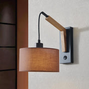 Modern wood wall lamp indoor

