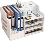 Updated Wooden Desk Organiser – Large Capacity A4 File & Office Storage Box