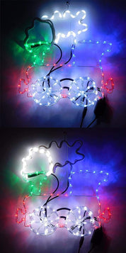LED Rope Train Light - Multi-Coloured, Adjustable speed control, flexible, 	Mains Powered