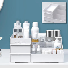 Makeup Organizer Storage Drawers – Large Cosmetic & Skincare Box for Vanity Desk