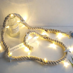 Rope String Lights, 1.5M Seashell Conch Beach Theme Nautical Maritime Decoration, Battery Operated String Lights for Birthday Party Home Bedroom Home Xmas Wedding 15 LED