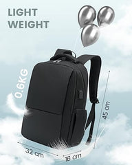 Laptop Backpack – Water-Resistant, Anti-Theft Travel Bag with USB Port, 15.6