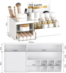 Makeup Organiser with Drawers – Skincare & Cosmetic Storage for Bedroom & Bathroom