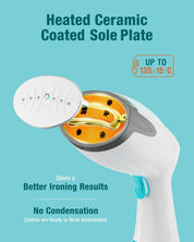 Portable Clothes Steamer 1200W Fast Heat Auto-Off