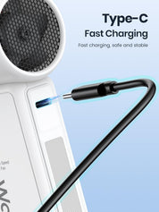 Portable Handheld Turbo Fan 5000mAh Adjustable Speed