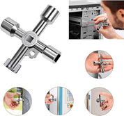 Tomario 4-in-1 Meter Box Gas Utilities Key Zinc Alloy