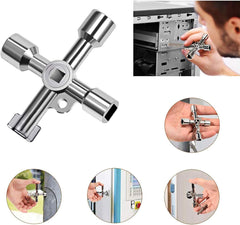 Tomario 4-in-1 Meter Box Gas Utilities Key Zinc Alloy