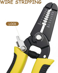10–22 AWG Wire Stripping Pliers 7 Inch Cable Cutter