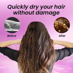 Hair Dryer UK Edition – High-Performance Ionic, 3 Heat & 2 Speed, Cool Shot, Diffuser & 2 Nozzles