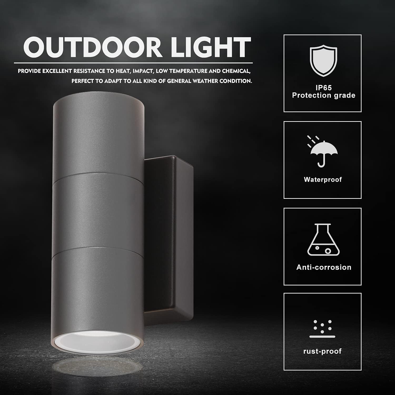 Up Down Exterior LED Porch Light